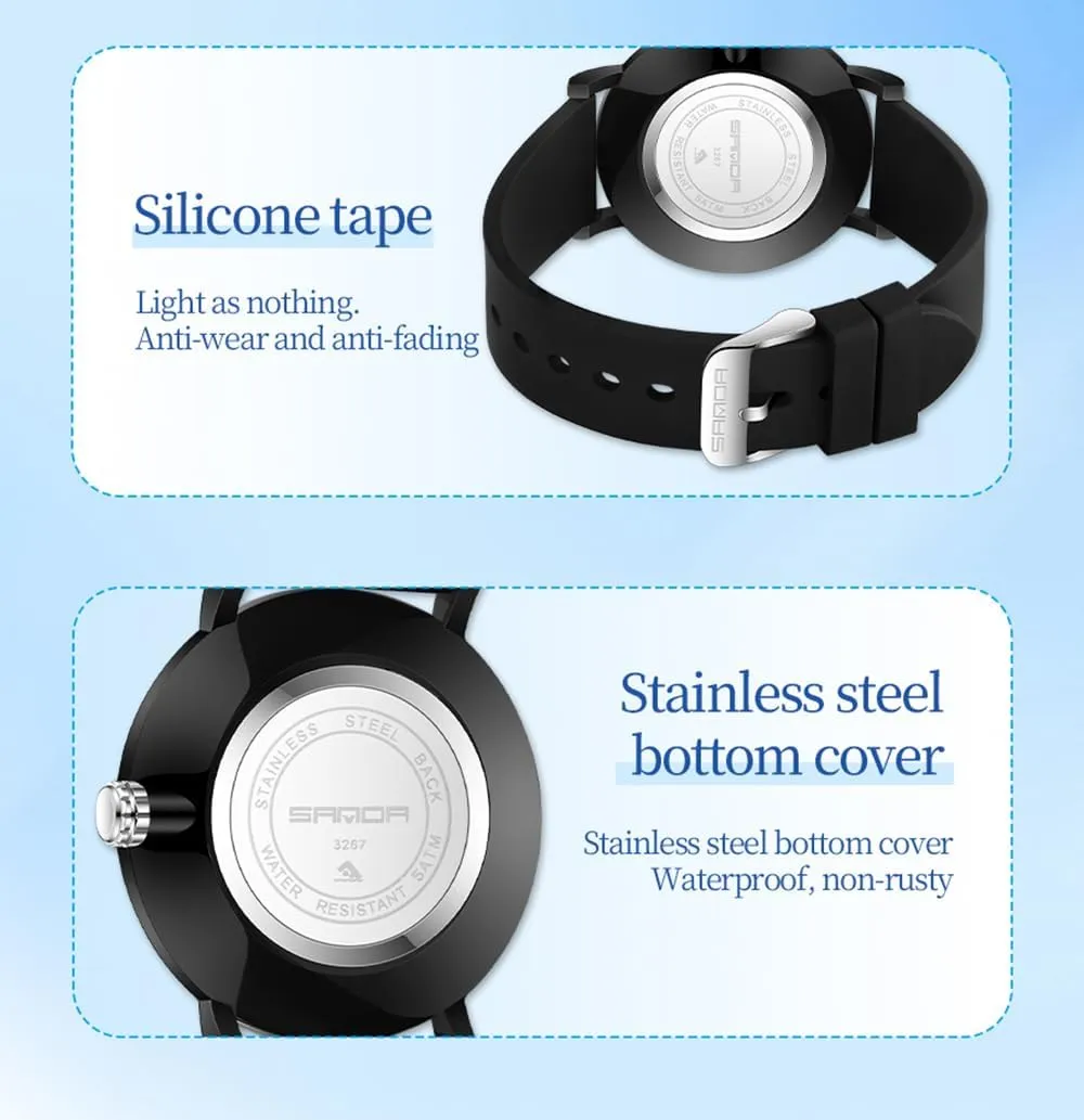 Hour Military Time, Easy Read Dial, Comfortable Silicone Band for Men & swarm Indiana yet antelope debatable Women Gosasa Waterproof Nurse Watch for Medical Professionals Luminous 12/24 