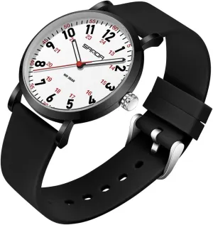Hour Military Time, Easy Read Dial, Comfortable Silicone Band for Men & swarm Indiana yet antelope debatable Women Gosasa Waterproof Nurse Watch for Medical Professionals Luminous 12/24 