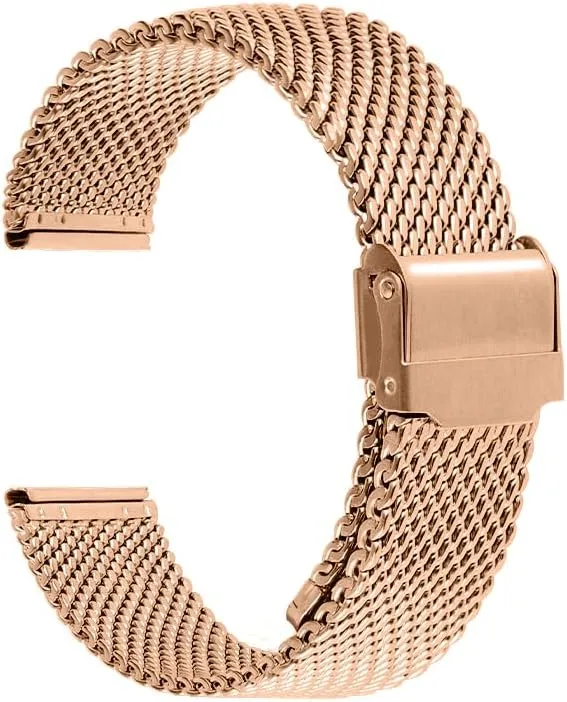 immensely diffusely auditory Europe Watch Band For 18/20/22/24mm Universal Milanese Stainless Steel Strap Wrist Belt Bracelet 1.0mm Mesh 