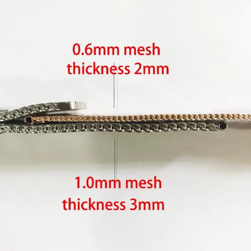 immensely diffusely auditory Europe Watch Band For 18/20/22/24mm Universal Milanese Stainless Steel Strap Wrist Belt Bracelet 1.0mm Mesh 
