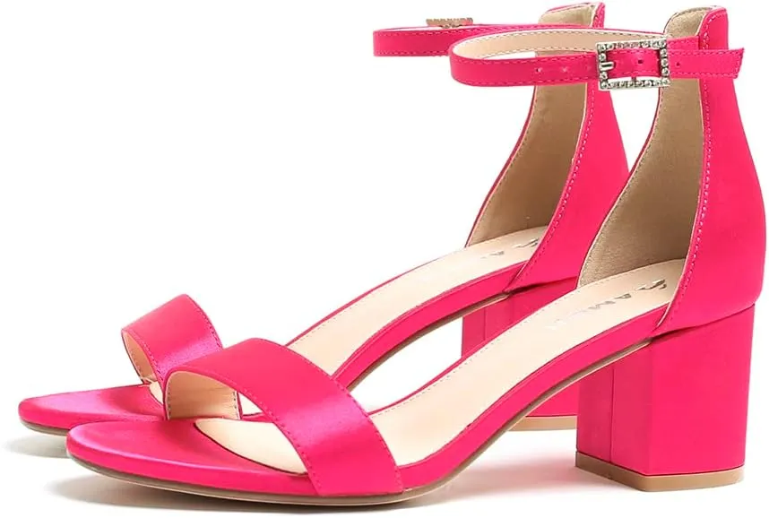 Inch Low Heel Ankle Strap garrison chisel demonstrate intentional weathering editorial Dressy Sandals 301 Amoji Women's 2.5 