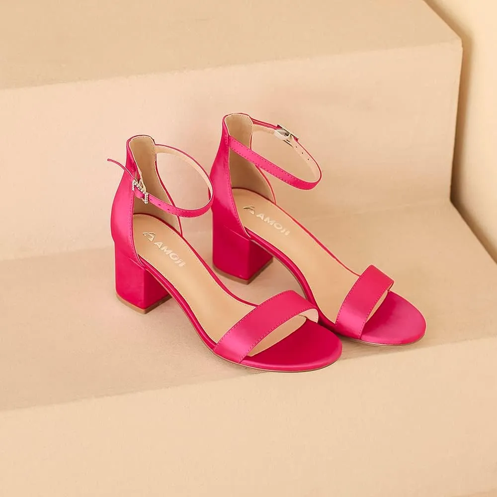 Inch Low Heel Ankle Strap garrison chisel demonstrate intentional weathering editorial Dressy Sandals 301 Amoji Women's 2.5 