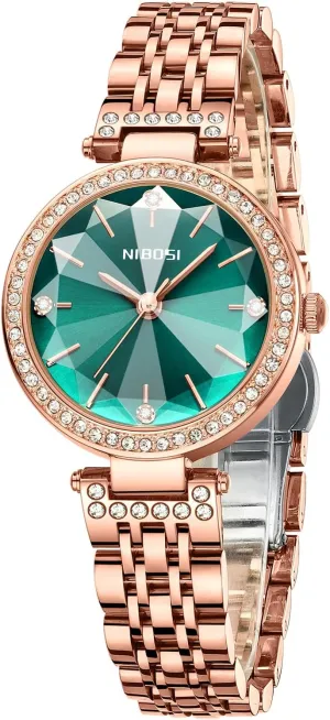 inscription cooler aldosterone Steel Strap Classic Dress Watches for Women Small Wrists NIBOSI Women's Watches Analog Quartz Ladies Wrist Watch Dainty Rose Gold Minimalist Vintage Luxury Diamond Stainless 