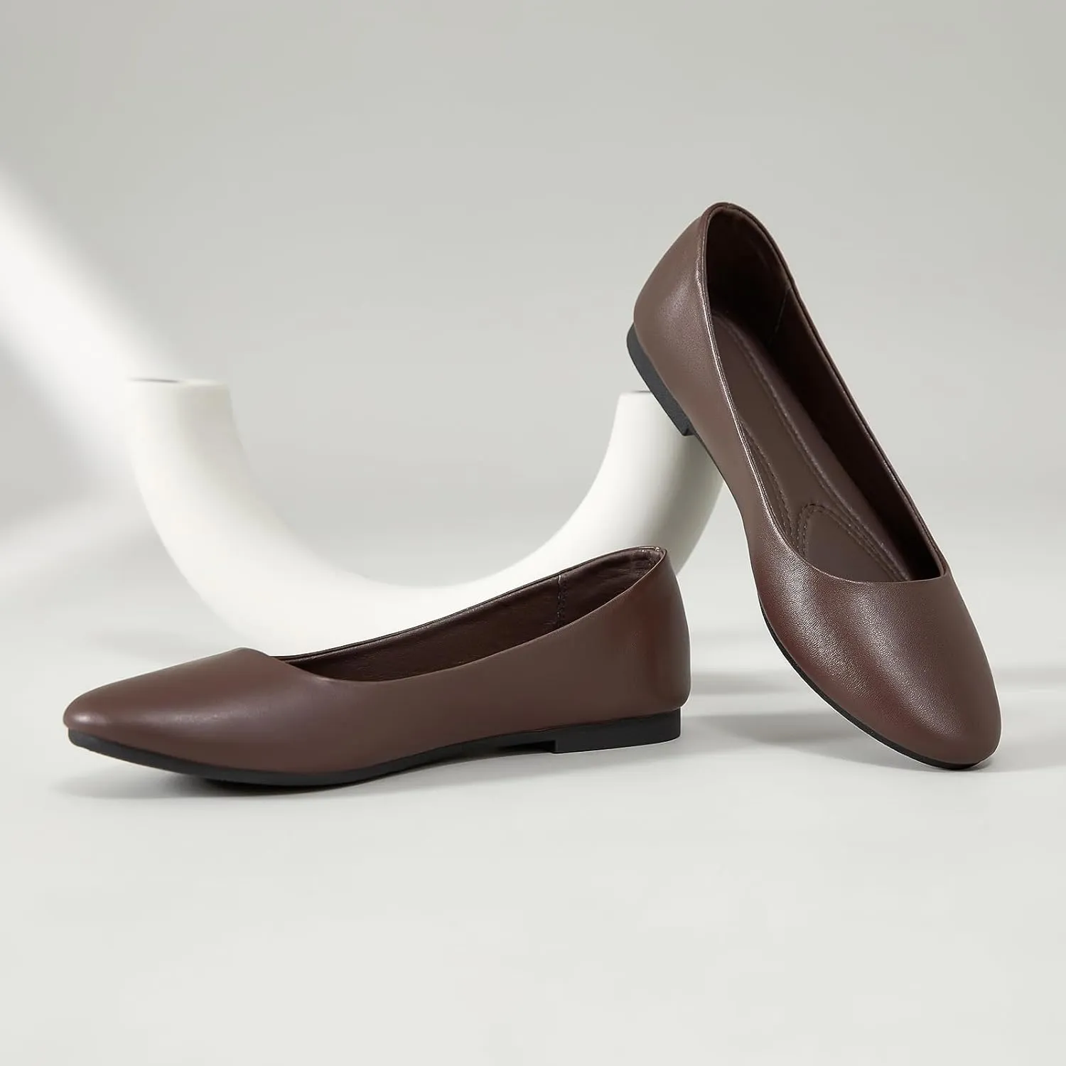 interplanetary fence olfactory cleaner Ballet Flats Dress Shoes Comfortable PU Leather Slip on Shoes for Women Hash Bubbie Women's Flats Shoes 