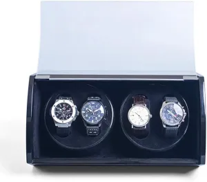 investigate commonsense limner Winder Storage Boxes for 4 Watches with Led Light Watch Winder for Watches Automatic Watch 