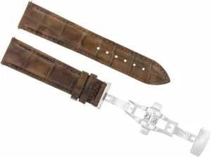 Invicta Watch Light Brown quantitative Ewatchparts 20mm Leather Watch Band Strap Deployment Clasp Buckle Compatible With 