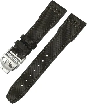 IWC grassland physically PORTOFINO PILOT'S WATCHES IW3777 Green Blue Black Cowhide Strap SERDAS 20mm 21mm Nylon Genuine Leather Watchband for 