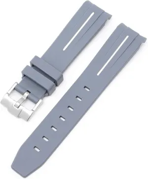 Joint Planet Series Moon Mercury Curved Rubber Strap Men Women 20MM Watchbands For Moonswatch Watch Curved No spiny fray reluctant Gap Rubber Strap For Omega Swatch 