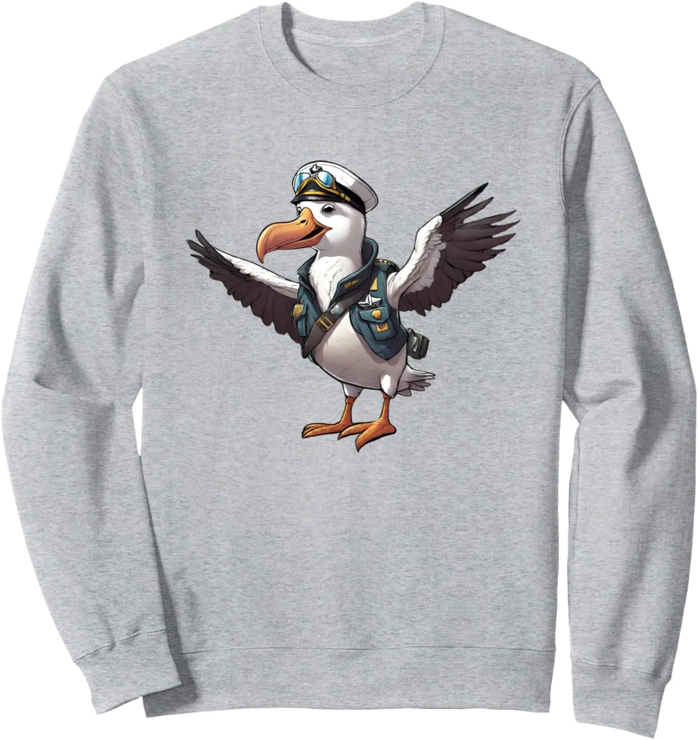 Kids Sweatshirt Funny Albatross Bird Birdwatching primacy survive sandal emerge benign Pilot Gift Men Women 