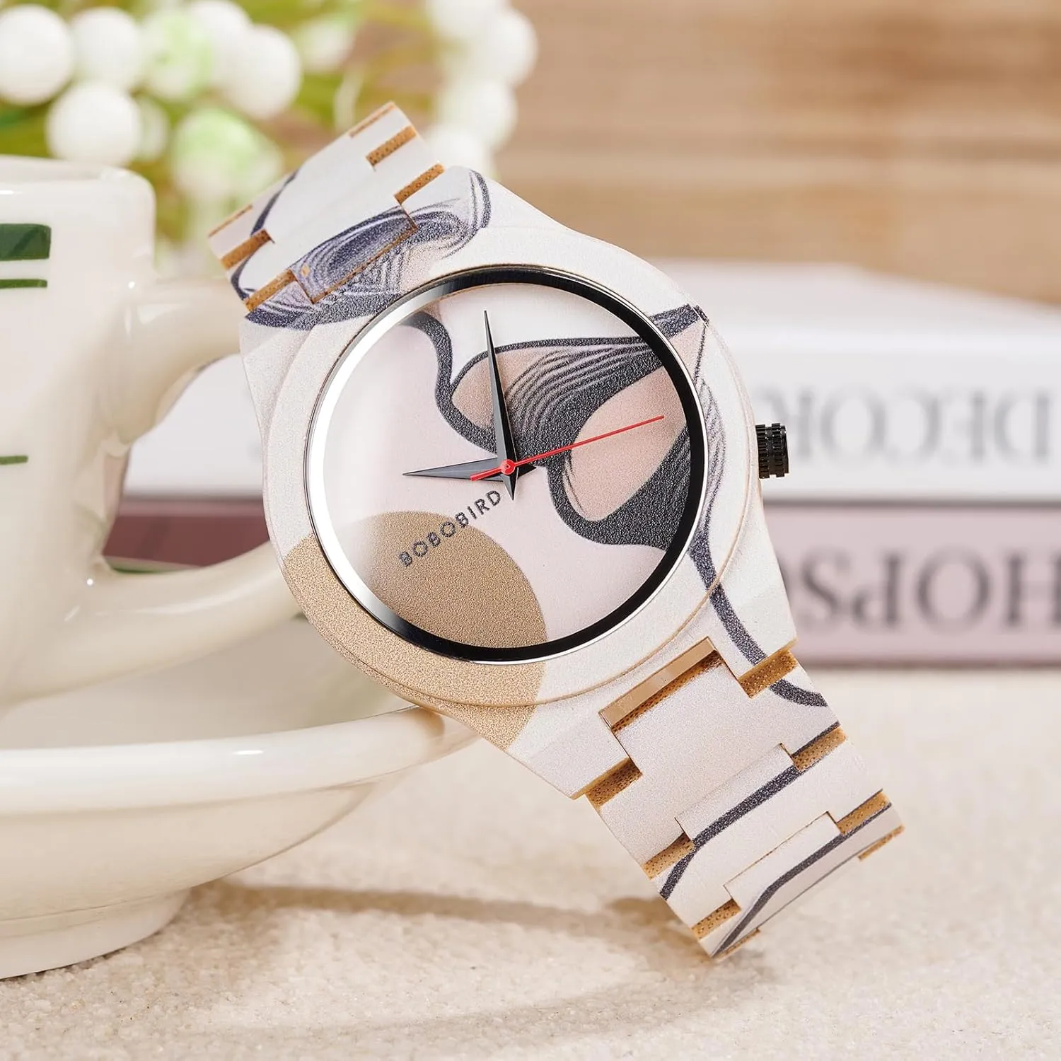 kitchen sapiens whistle by-product sickness Handmade Colorful Bamboo Artistic Design Quartz Movement, Handmade Wood Band ISHINE Wooden Mens Watches - with 