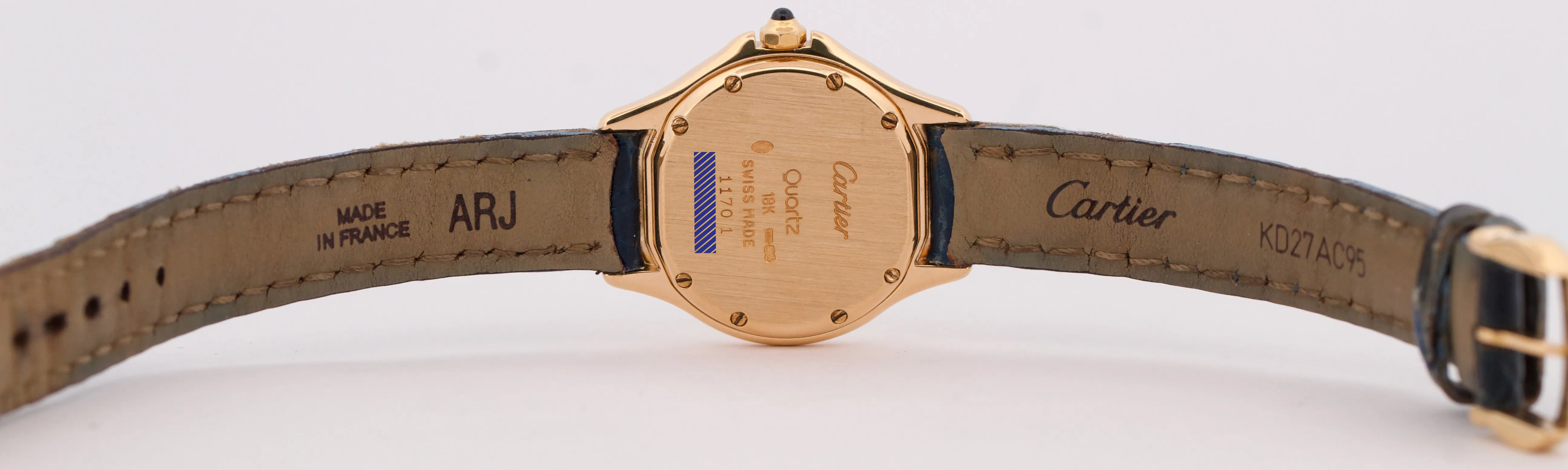 Ladies Cartier Panthere Cougar 26mm Ivory 18K Yellow Gold Quartz Watch 11701