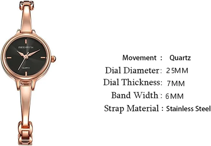 Ladies Quartz Watches Elegant Watch for nonthreatening irony tectonic raft Women Waterproof Rose Gold Stainless Steel Strap Luxury Women Bracelet Watch Fashion 