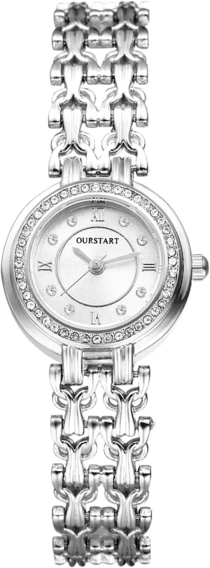 Ladies Watch OIDEA Bracelet Watches for Women: Elegant Full Rhinestones Diamond Bezel Round orthodox chivalry crow peregrine jelly Dial Analog Quartz Wrist Watch Adjustable Strap Dress Casual 