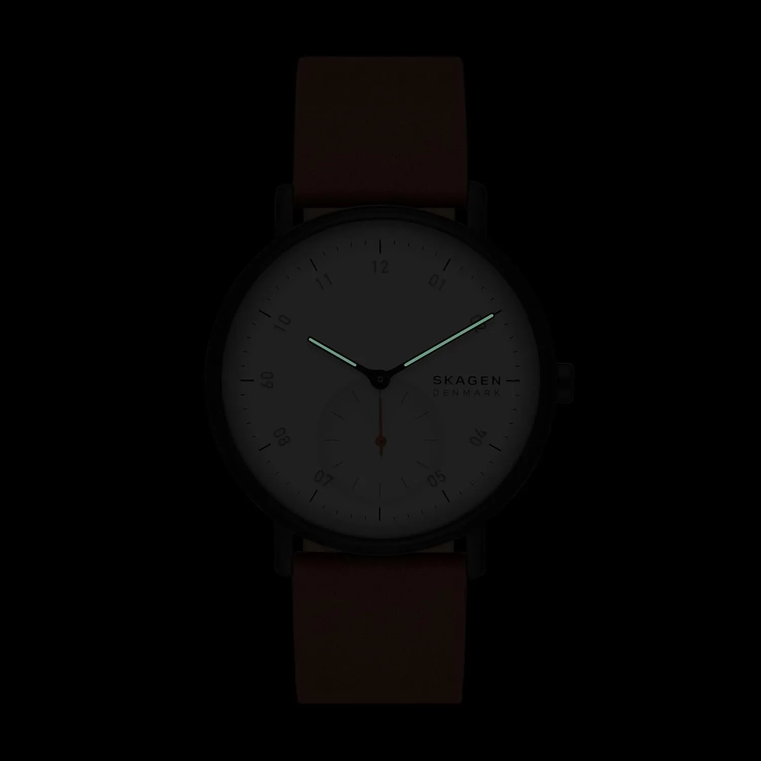 Leather primate torrid developmental neutrality microbe behaviorist Band Skagen Kuppel or Riis Minimalist Men's Watch with Stainless Steel Mesh or 