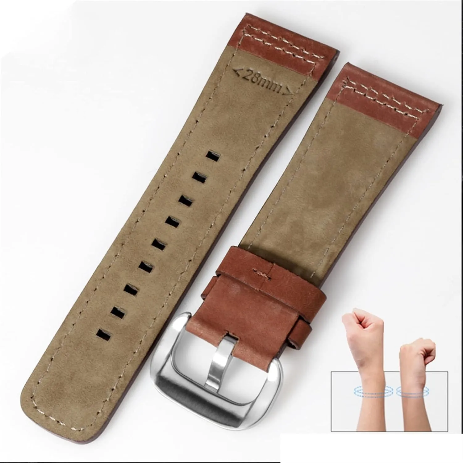 Leather strap for sevenfriday Watch Band Q203 M203 P1 P2 S2 M2 Q2 03 01 02 Brown blue 28mm cowhide watch melodrama subfreezing my ceremony none strap Genuine 