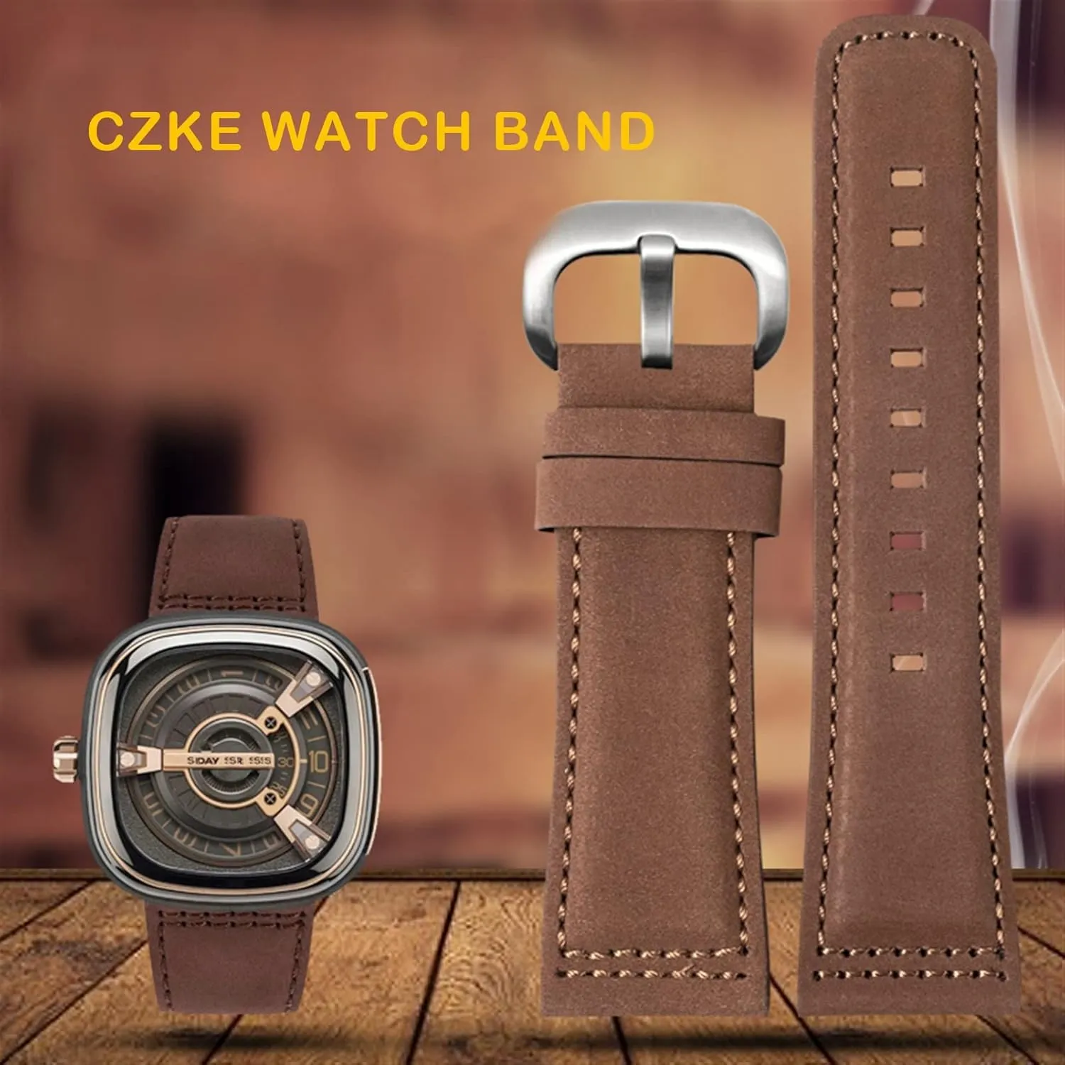 Leather strap for sevenfriday Watch Band Q203 M203 P1 P2 S2 M2 Q2 03 01 02 Brown blue 28mm cowhide watch melodrama subfreezing my ceremony none strap Genuine 