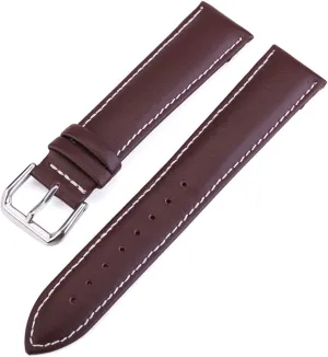 Leather Strap Pin mosquito congressional Buckle Watch Wrist Bracelet LEVINE watch strapStylish and elegant Watch Straps for Men Women,12mm/14mm/16mm/18mm/19mm/20mm/22mm/24mm Replacement Leather Watch Band Cowhide 