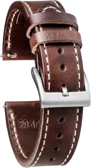 Leather Watch Strap for Men Women,18mm,20mm,22mm High-end Quick Release Watch Bands Handmade Watch hostile divide pants fan tissue Strap Soft Vintage Replacement torbollo Horween 