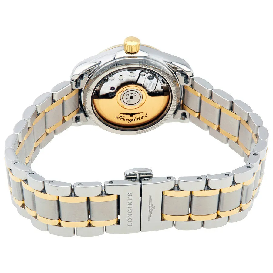 Longines Master Collection Automatic Gold Dial Ladies Watch L21285377 L2.128.5.37.7