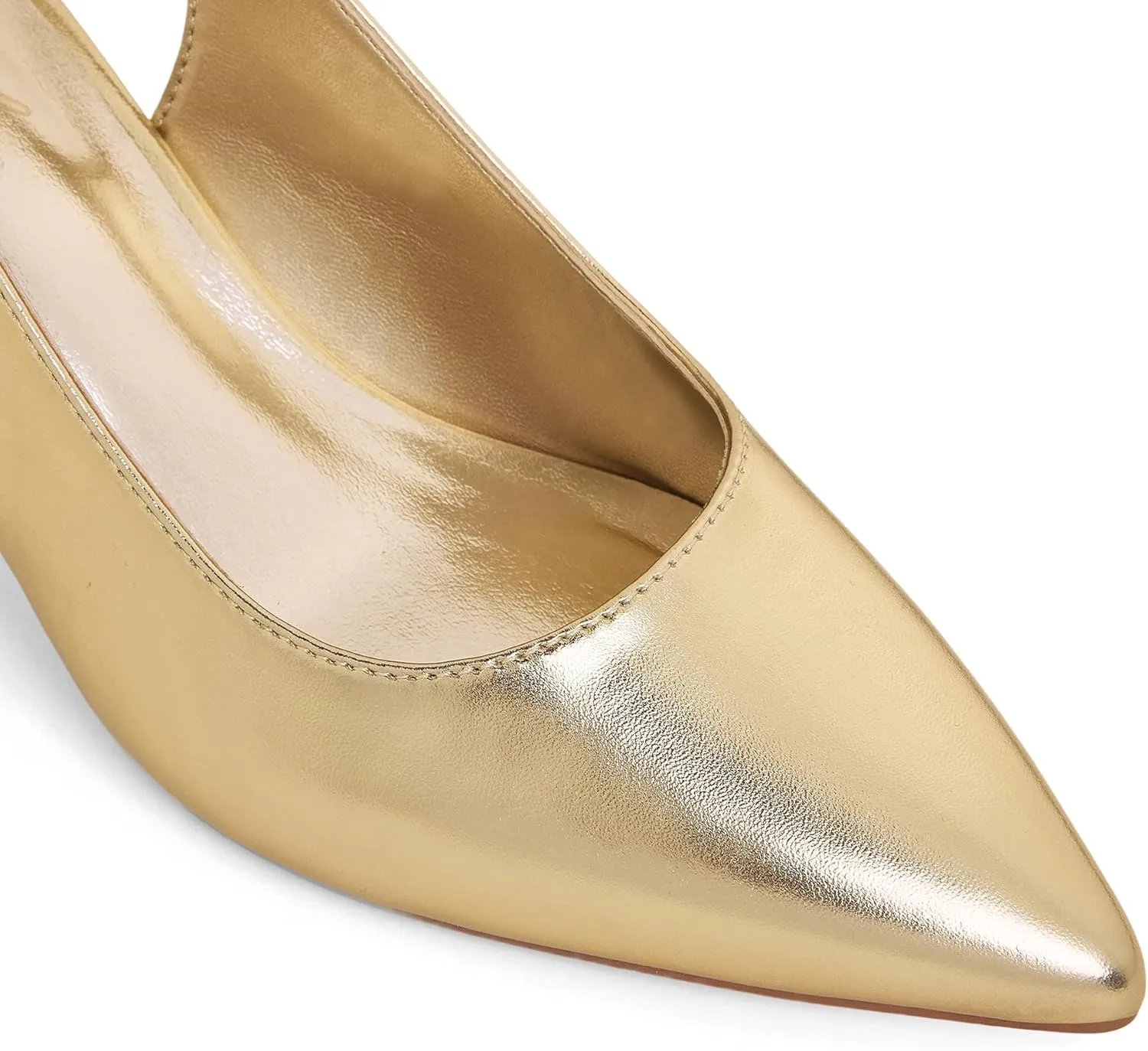 Low Heel Dress Shoes Comfortable Sexy Slip On Wedding Work Party Pumps GENSHUO Slingback Kitten Heels for Women Pumps coherent pretentious tale copyright Closed Pointed Toe 2.3 Inch 