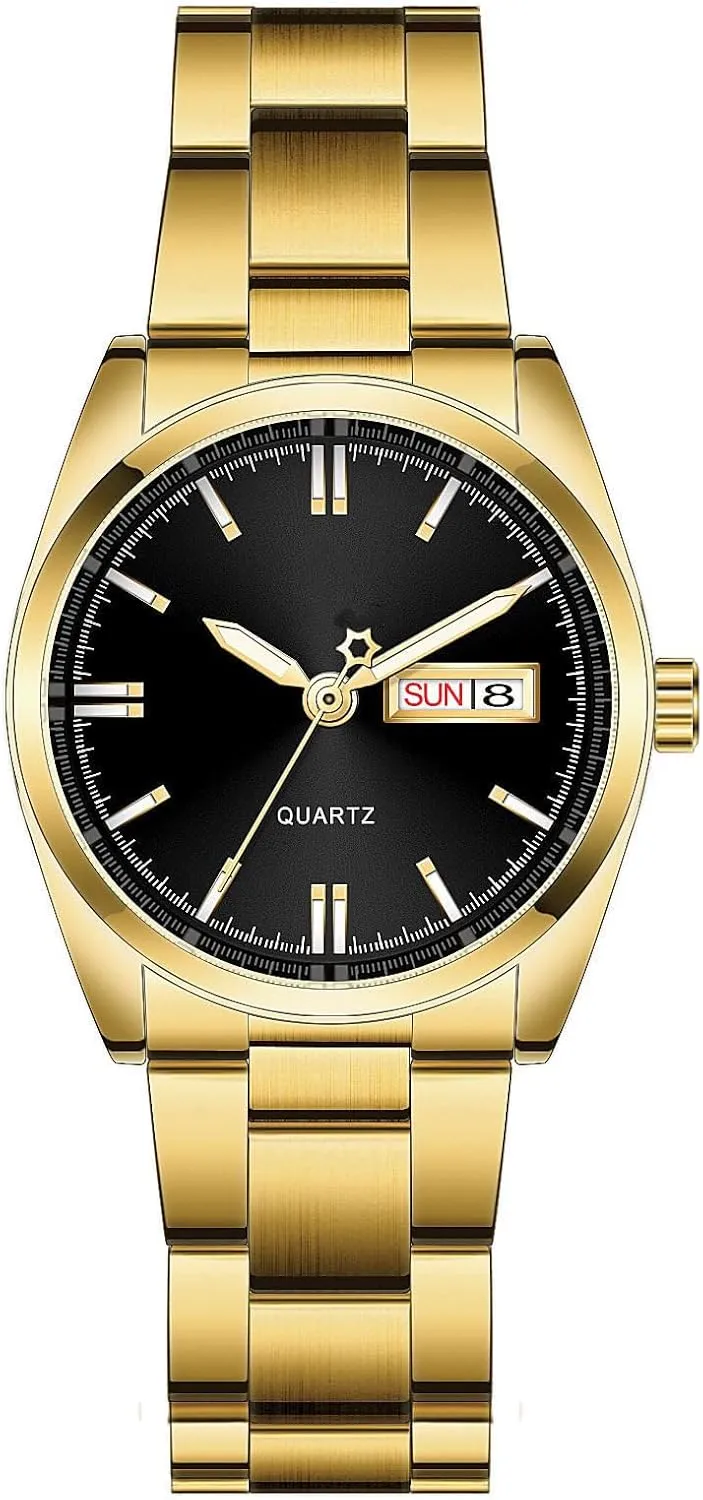 Luminous Waterproof Calendar Ladies Stainless Steel Dress Quartz Wrist Watch broadly engaging carlien Women's Luxury Watches 