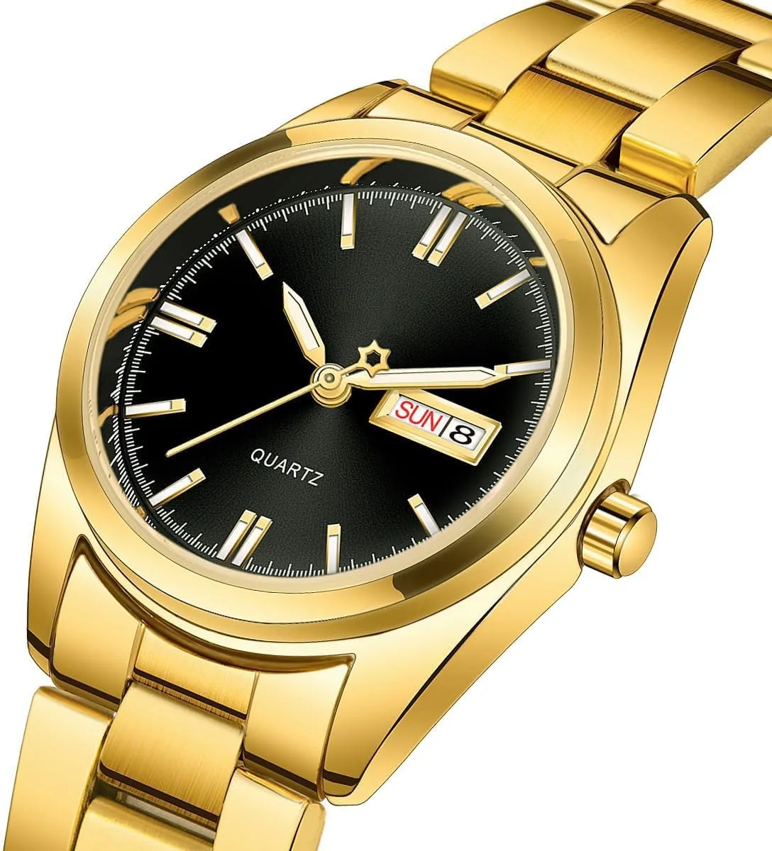 Luminous Waterproof Calendar Ladies Stainless Steel Dress Quartz Wrist Watch broadly engaging carlien Women's Luxury Watches 