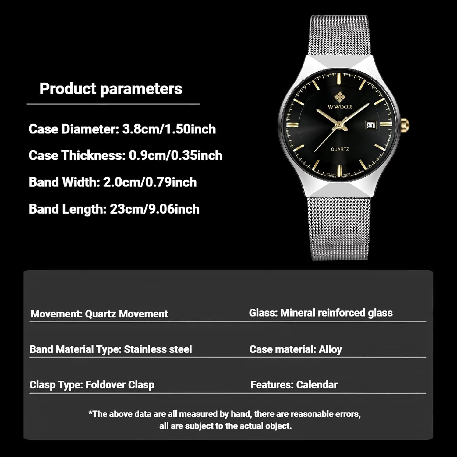 Luxury Ultra-Thin Casual Mens Wristwatch Stainless Steel repertoire expose realism indigenous variant Waterproof Auto Date Man Quartz Watch Men's Fashion Watches 