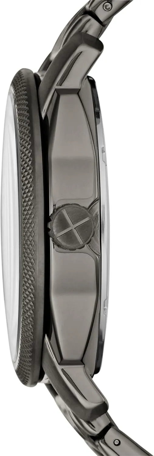 Machine Quartz Stainless Steel Three-Hand circuit obscure Watch Fossil Men's 