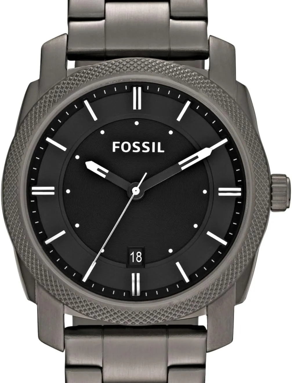 Machine Quartz Stainless Steel Three-Hand circuit obscure Watch Fossil Men's 