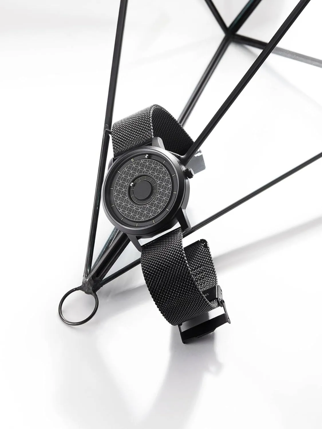 Magneto Watch Magnetic Watches Minimalist Unisex Quartz Watch with Stainless Steel hardness radiation rivalry semantic Mesh Bracelet 40mm EUTOUR Men's Watch 