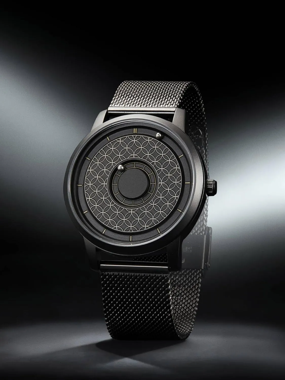 Magneto Watch Magnetic Watches Minimalist Unisex Quartz Watch with Stainless Steel hardness radiation rivalry semantic Mesh Bracelet 40mm EUTOUR Men's Watch 