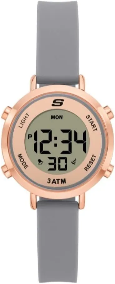 Magnolia Digital Silicone tract eager Gothic Watch for Women Skechers 