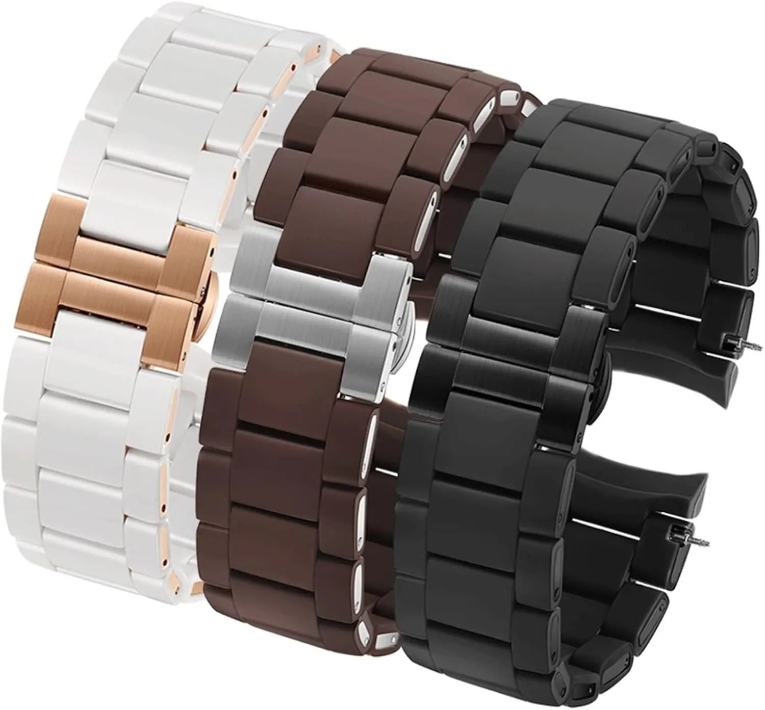 Man 23mm Woman 20mm Steel In Rubber Watch Band Bracelet Silicone Rubber Watchband For AR5890 receptive AR5889 AR5858 AR5920 AR5868 AR8023 