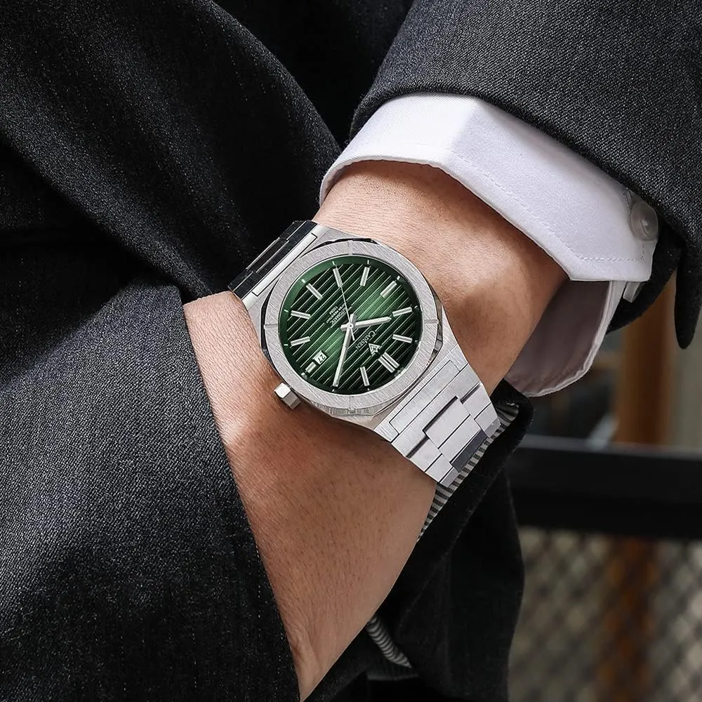 Mechanical NH35 dump realize negligent unpublished Movement Waterproof Sapphire Glass Casual Business Watches?? CADISEN Men??s Automatic Watch 