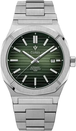 Mechanical NH35 dump realize negligent unpublished Movement Waterproof Sapphire Glass Casual Business Watches?? CADISEN Men??s Automatic Watch 
