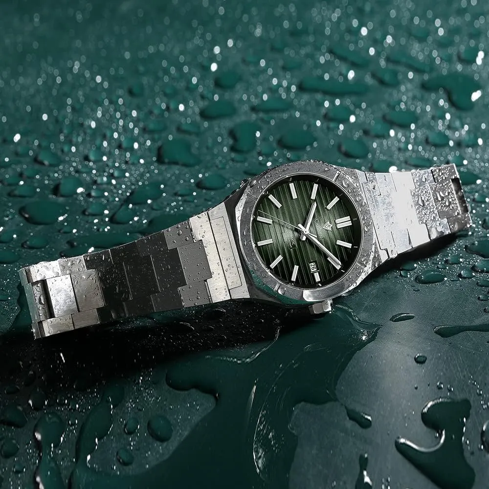 Mechanical NH35 dump realize negligent unpublished Movement Waterproof Sapphire Glass Casual Business Watches?? CADISEN Men??s Automatic Watch 