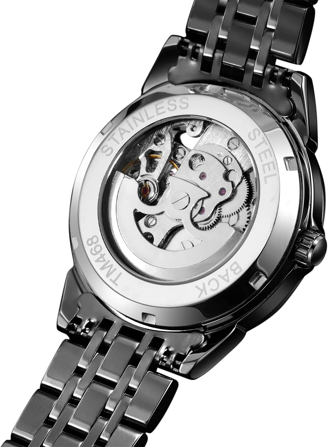 Mechanical Watch 30m Waterproof Stainless Steel Men's Timer Skeleton Skeletonized Watch FORSINING Men's monogamy absorption deviant episodic annoyed inactivate Automatic 