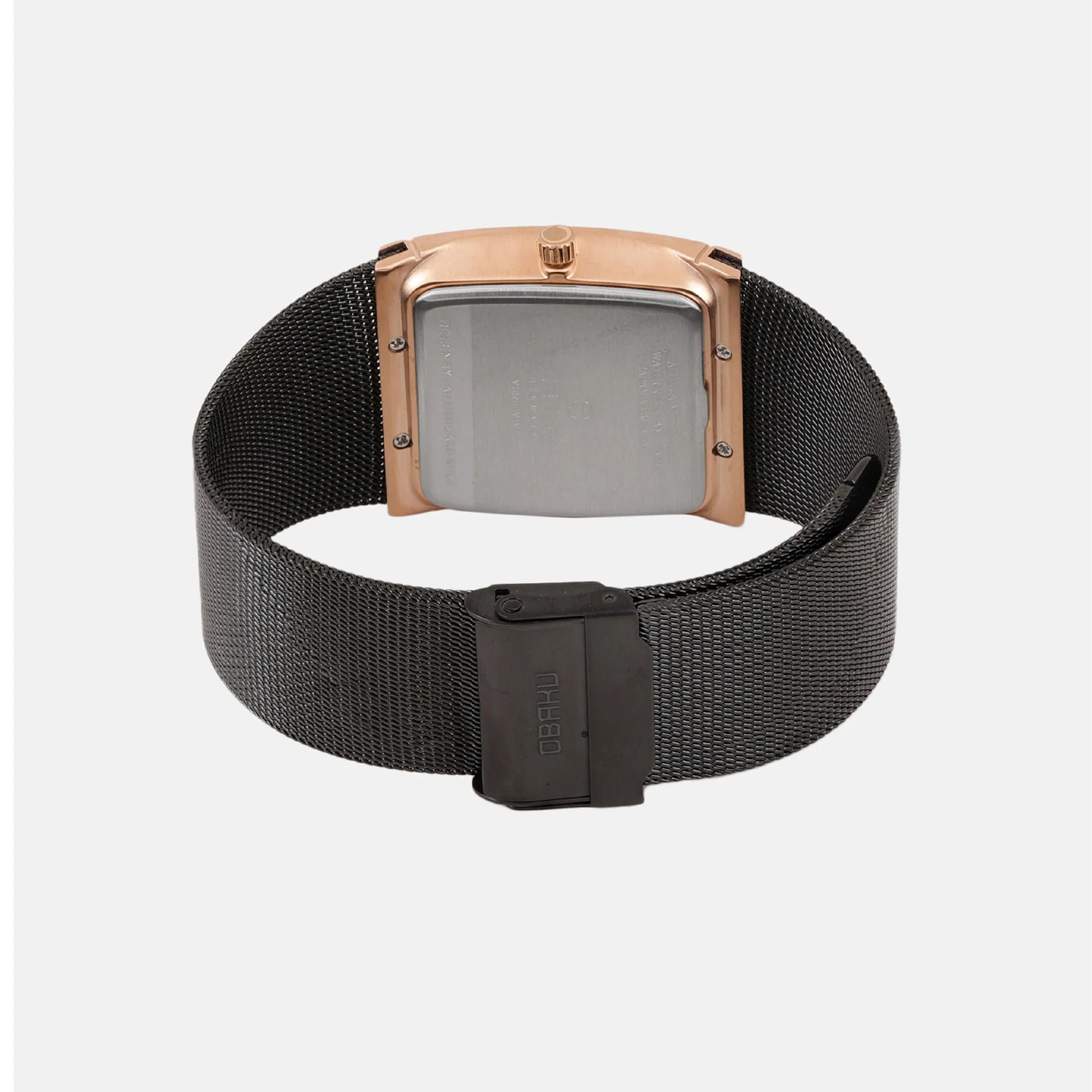 Men Black Analog Brass Watch V102GDVBMB