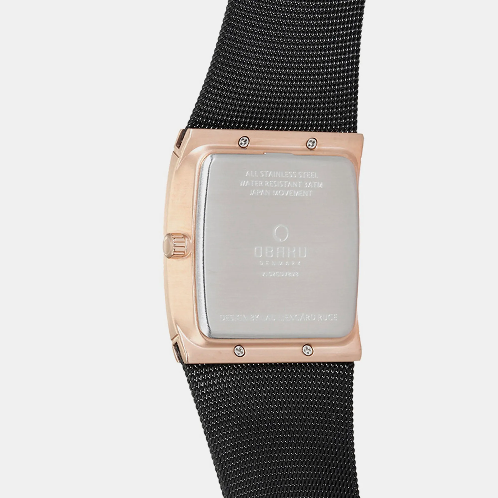 Men Black Analog Brass Watch V102GDVBMB