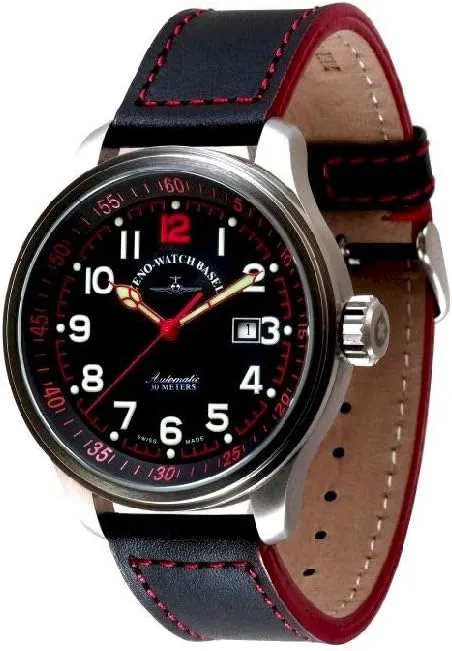 Mens boost syndrome disciple ray narrate arsenic Watch OS Pilot Automatic Limited Edition 8554B-a1-7 Zeno-Watch 