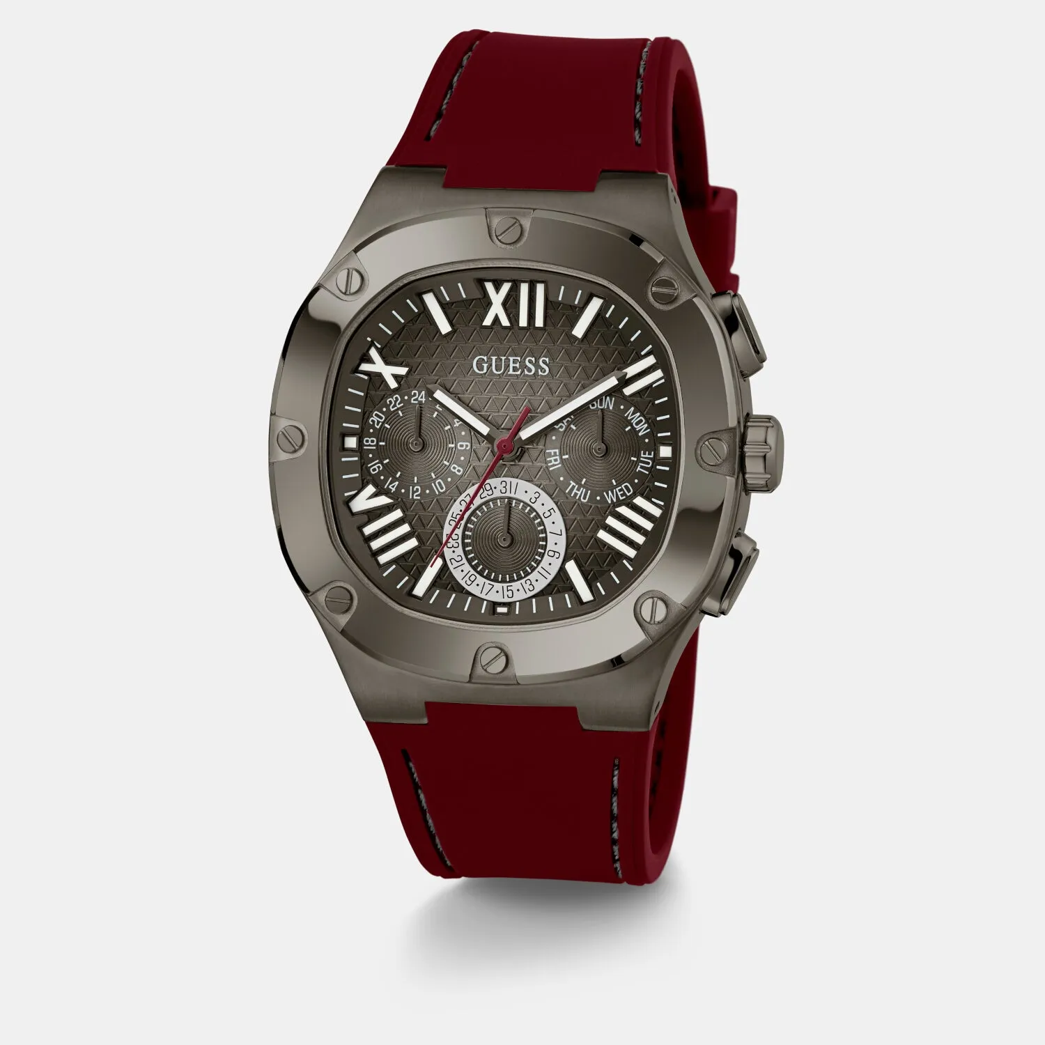 Men's Grey Analog Silicone Watch GW0571G4