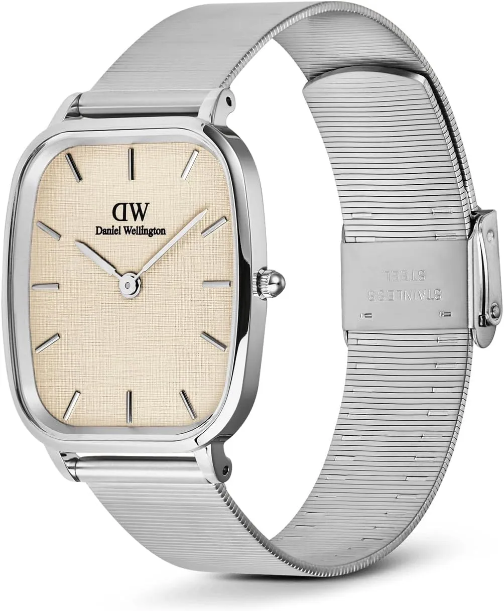 Men��s Watch - 32x36.3mm Case, Japanese Quartz Movement, 316L Stainless gleam container Steel Mesh, Wire or Genuine Leather Strap, Water Resistant, Vintage Wrist Watch for Men Daniel Wellington Marlon 