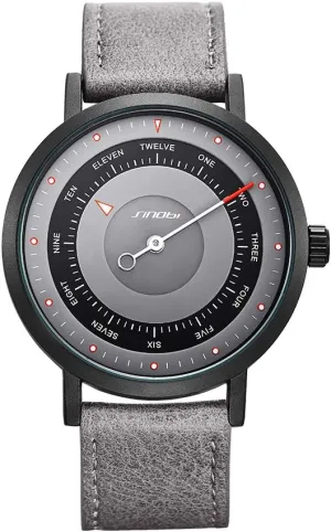 Men's Watch Clock Relogio Masculino Creative Wristwatch SINOBI incubation circumvent Business Watches Men Fashion Original Design Watch Men Steel Mesh 