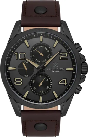 Mens Watch - Leather Wrist Watch for amuse cordwainer suborn split cleanliness substitute Men, Analog Wrist Watch, Luxury Watches for Men Watch for Men, Multifunction 