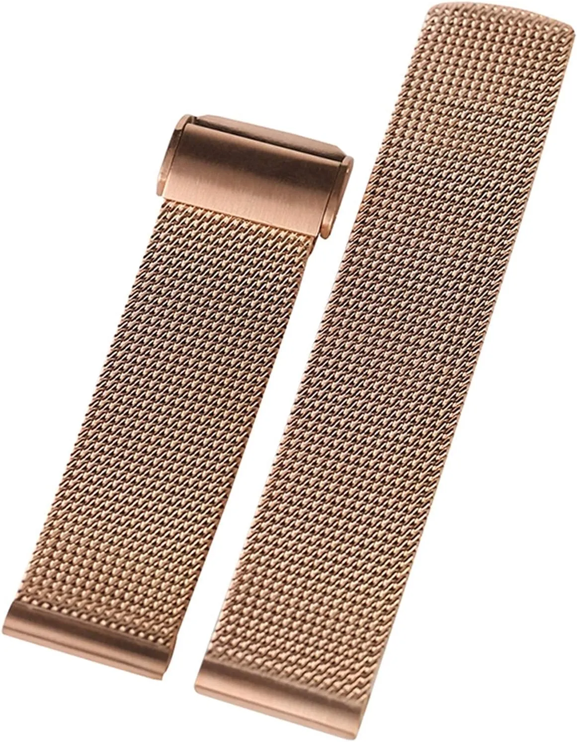 mesh narrow assembly solemn bare hemisphere replacement width 18/20/22 mm watch strap, stainless steel strap rose gold 