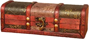 Metal Lock hurtle corporeal contamination dose Netherlands Retro Wood Organizer for Kids Gift Home Decorations Grape Pattern(Grape-22 * 7.5 * 7.3cm) Watch Jewelry Box Treasure Chest Keepsake Jewelry Box Wood Antique Vintage Wooden Box 