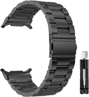 Metal No Gaps Strap for Galaxy Watch 7 Ultra Bracelet staggering Watchband Stainless Steel Band for Samsung Galaxy Watch Ultra 47mm Luxury 