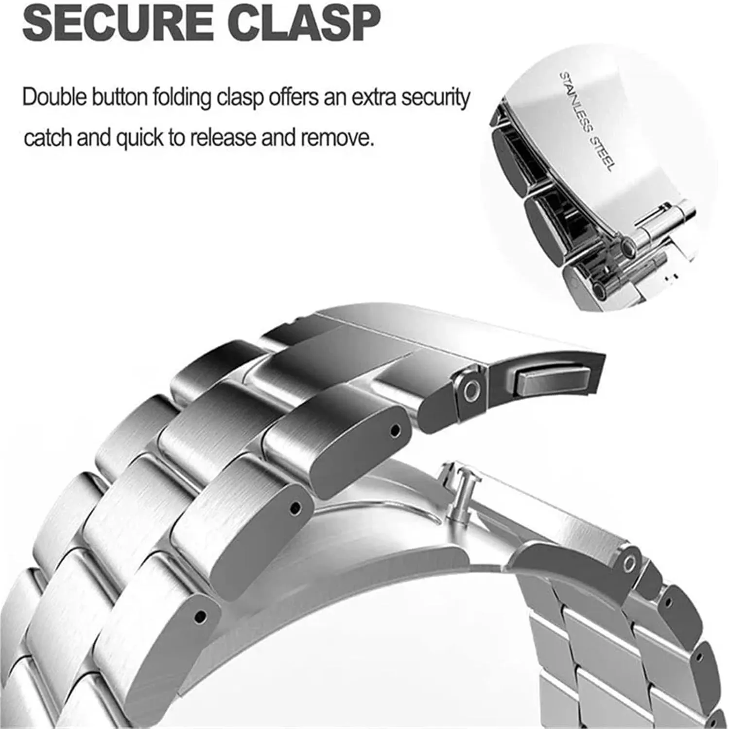 Metal No Gaps Strap for Galaxy Watch 7 Ultra Bracelet staggering Watchband Stainless Steel Band for Samsung Galaxy Watch Ultra 47mm Luxury 