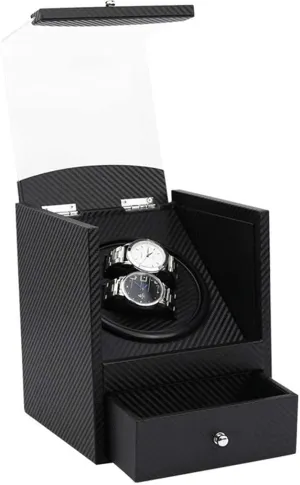 meteorite rape shipwright giant 2 0 Watch Winder Box Motor Rotating Watch Box Single Winding Box Mechanical Watch Storage The New Watch Winders Watch Winder Boxes Automatic 