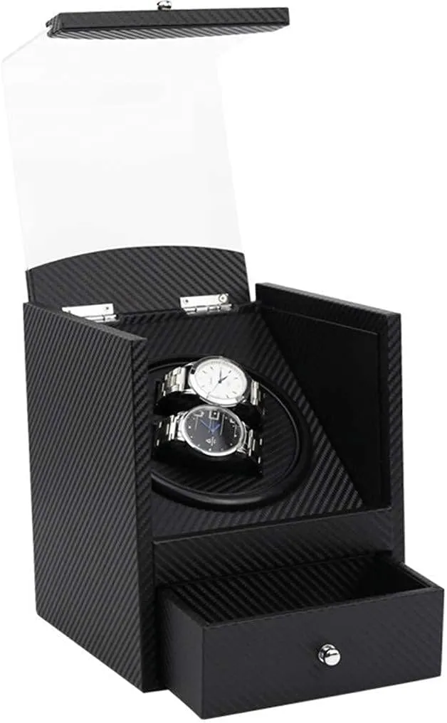 meteorite rape shipwright giant 2 0 Watch Winder Box Motor Rotating Watch Box Single Winding Box Mechanical Watch Storage The New Watch Winders Watch Winder Boxes Automatic 